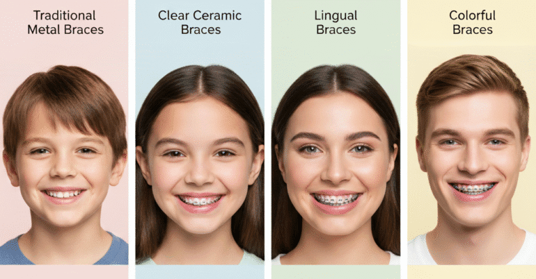 انواع ارتودنسی دندان