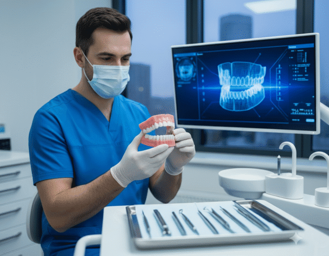 مراقبت از دندان های مصنوعی